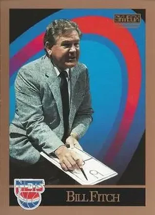 1990-91 SkyBox #317 - Bill Fitch - New Jersey Nets 1990-91 SkyBox #317 - Bill Fitch - New Jersey Nets