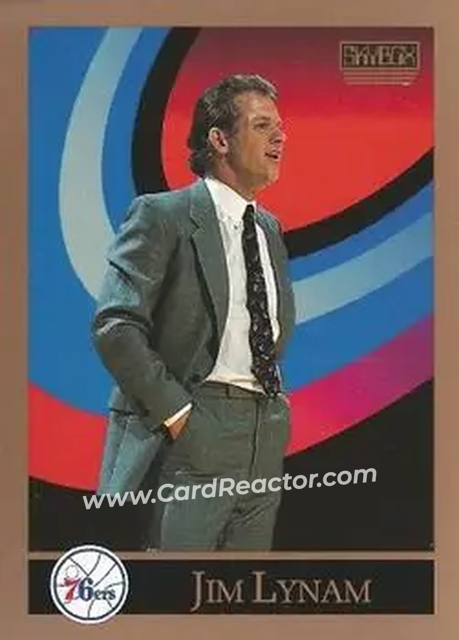 1990-91 SkyBox #320 - Jim Lynam - Philadelphia 76ers - Front