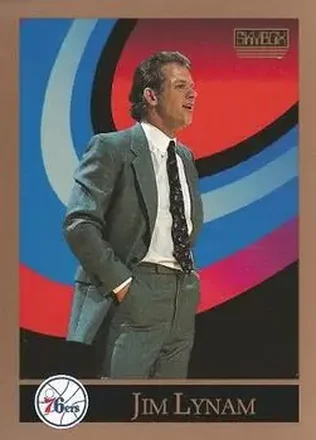 1990-91 SkyBox #320 - Jim Lynam - Philadelphia 76ers