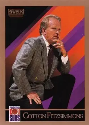 1990-91 SkyBox #321 - Cotton Fitzsimmons - Phoenix Suns