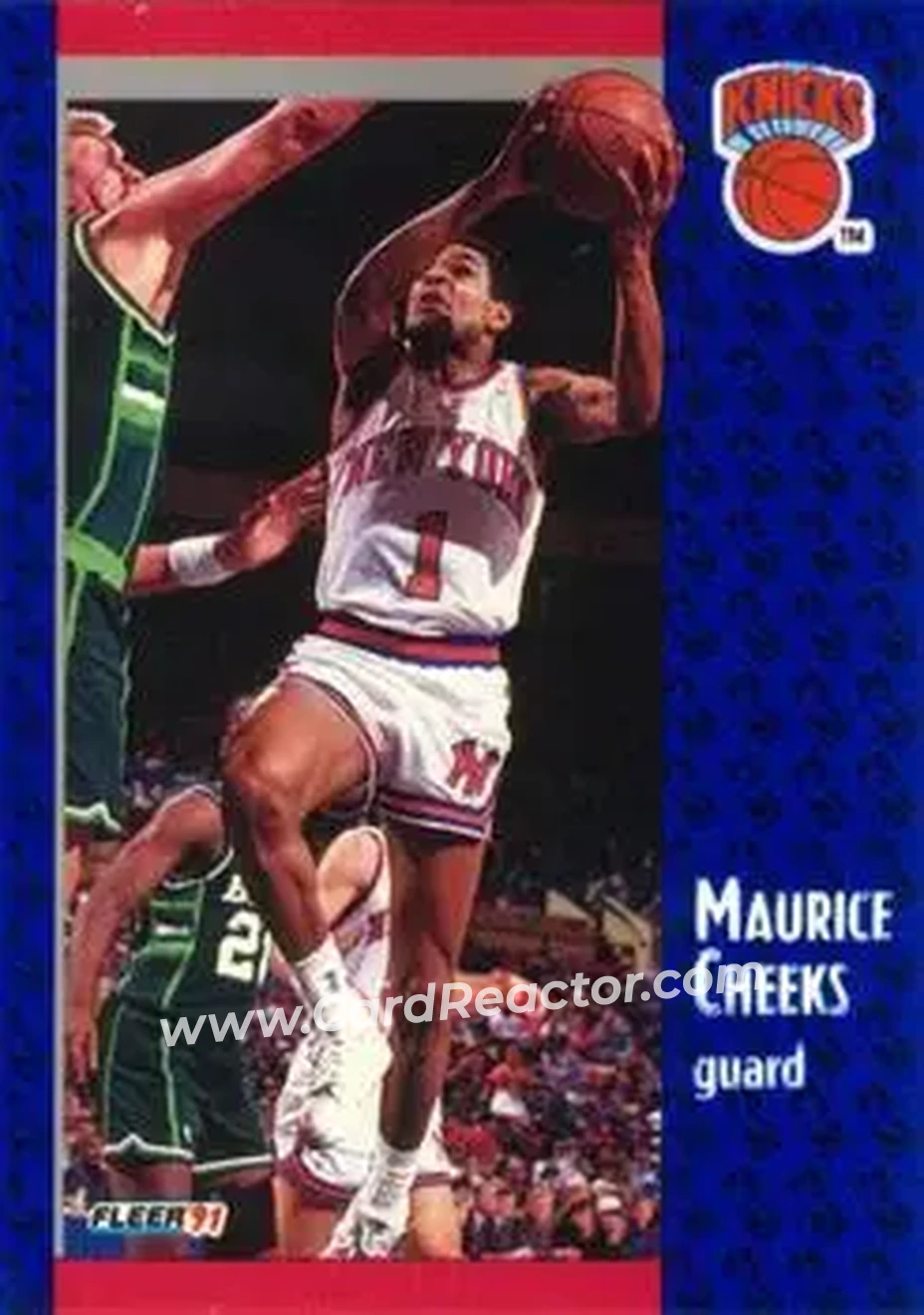 1991-92 Fleer #135 - Maurice Cheeks - New York Knicks - Front
