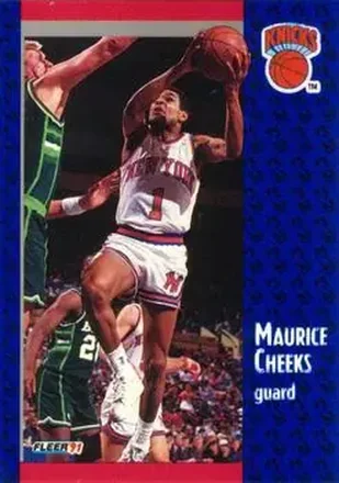 1991-92 Fleer #135 - Maurice Cheeks - New York Knicks