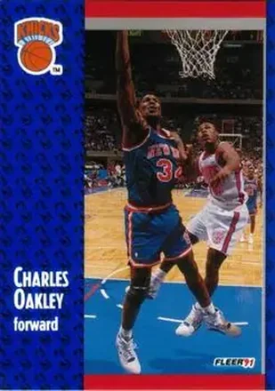 1991-92 Fleer #138 - Charles Oakley - New York Knicks