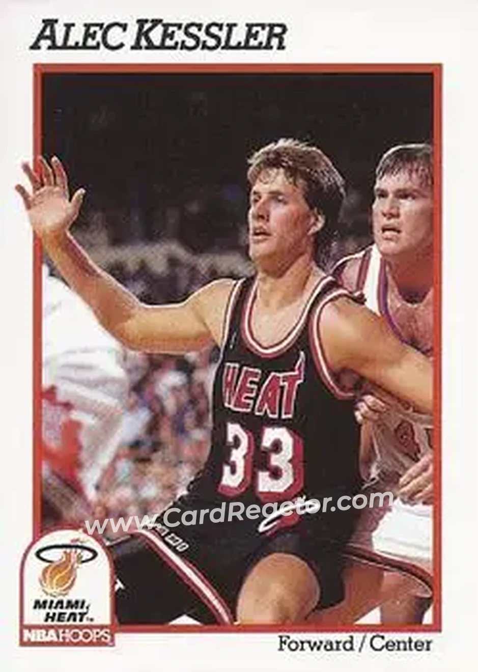1991-92 Hoops #112 - Alec Kessler - Miami Heat - Front 1991-92 Hoops #112 - Alec Kessler - Miami Heat - Front