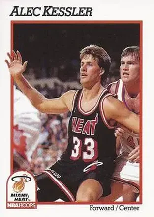 1991-92 Hoops #112 - Alec Kessler - Miami Heat