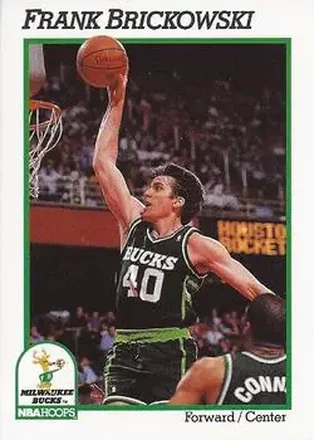 1991-92 Hoops #115 - Frank Brickowski - Milwaukee Bucks