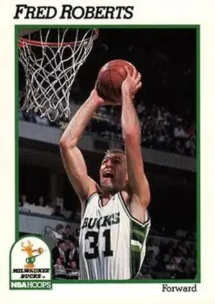 1991-92 Hoops #119 - Fred Roberts - Milwaukee Bucks