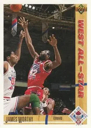 1991-92 Upper Deck #49 - James Worthy - Los Angeles Lakers