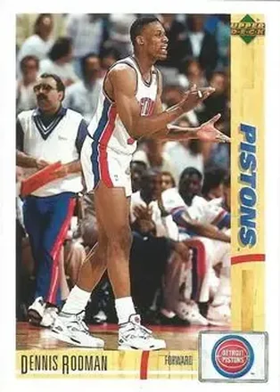 1991-92 Upper Deck Italian #50 - Dennis Rodman - Detroit Pistons 1991-92 Upper Deck Italian #50 - Dennis Rodman - Detroit Pistons