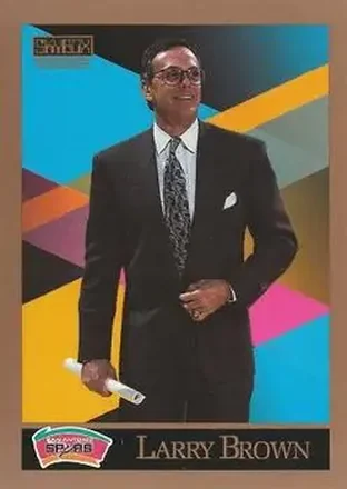 1990-91 SkyBox #324 - Larry Brown - San Antonio Spurs