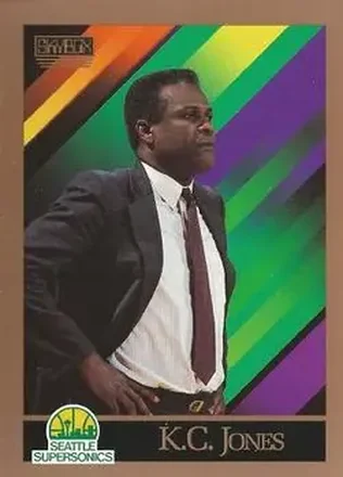 1990-91 SkyBox #325 - K.C. Jones - Seattle SuperSonics