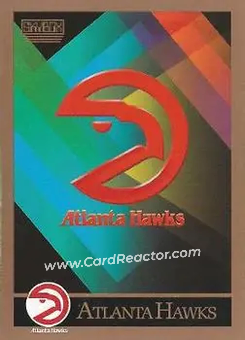 1990-91 SkyBox #328 - Card #328 - Atlanta Hawks - Front