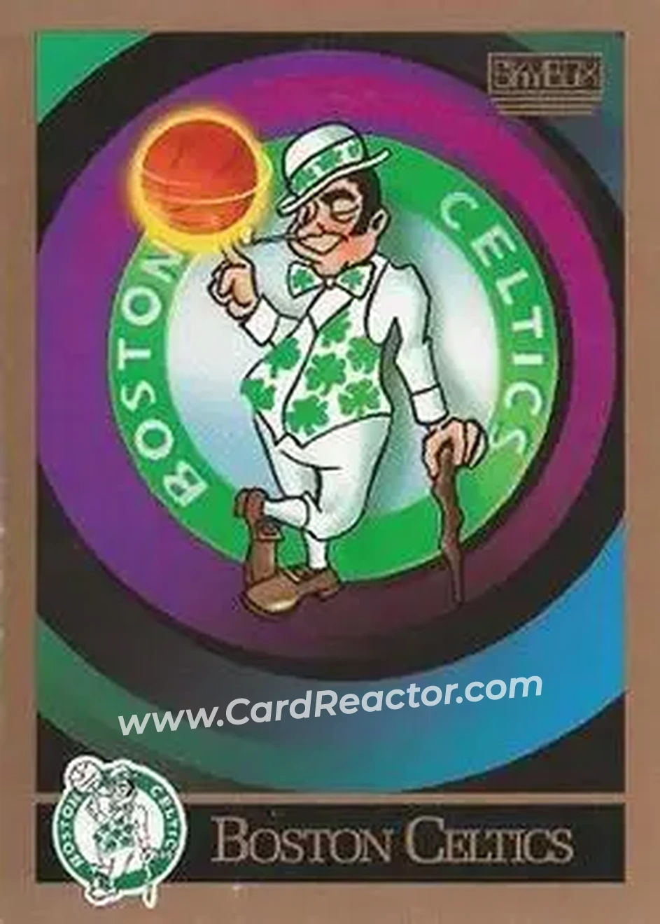 1990-91 SkyBox #329 - Card #329 - Boston Celtics - Front