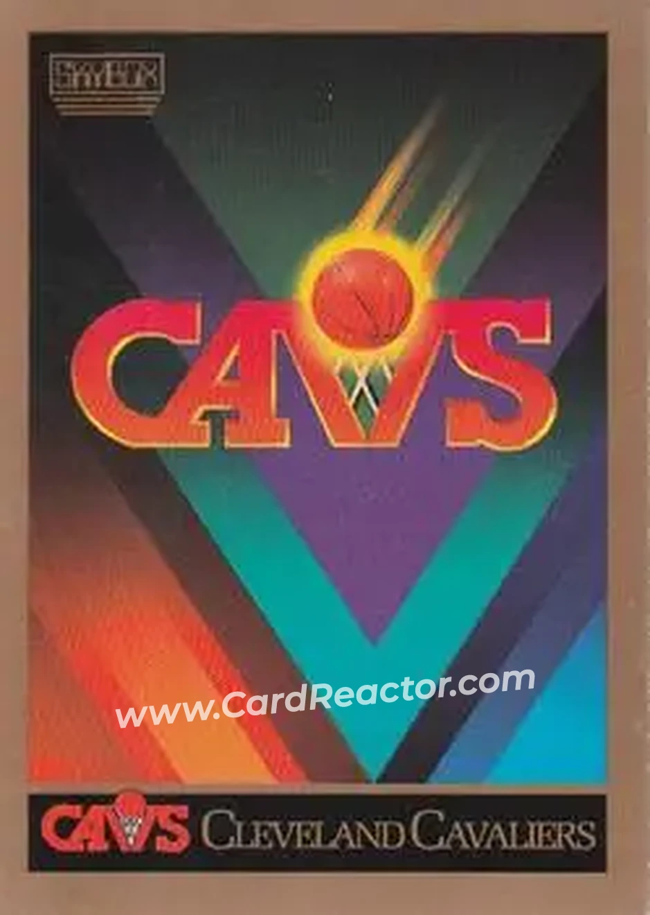 1990-91 SkyBox #332 - Card #332 - Cleveland Cavaliers - Front