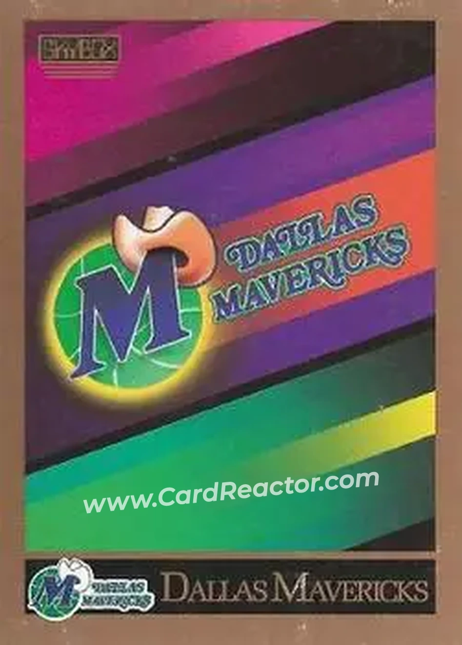 1990-91 SkyBox #333 - Card #333 - Dallas Mavericks - Front