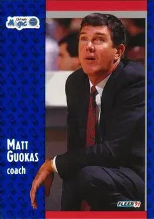 1991-92 Fleer #145 - Matt Guokas - Orlando Magic