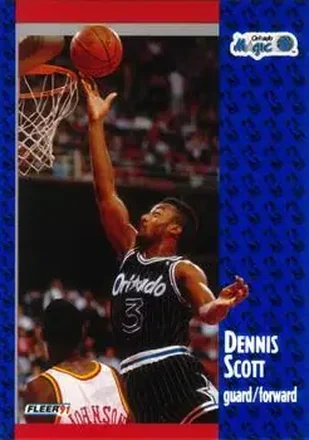 1991-92 Fleer #147 - Dennis Scott - Orlando Magic