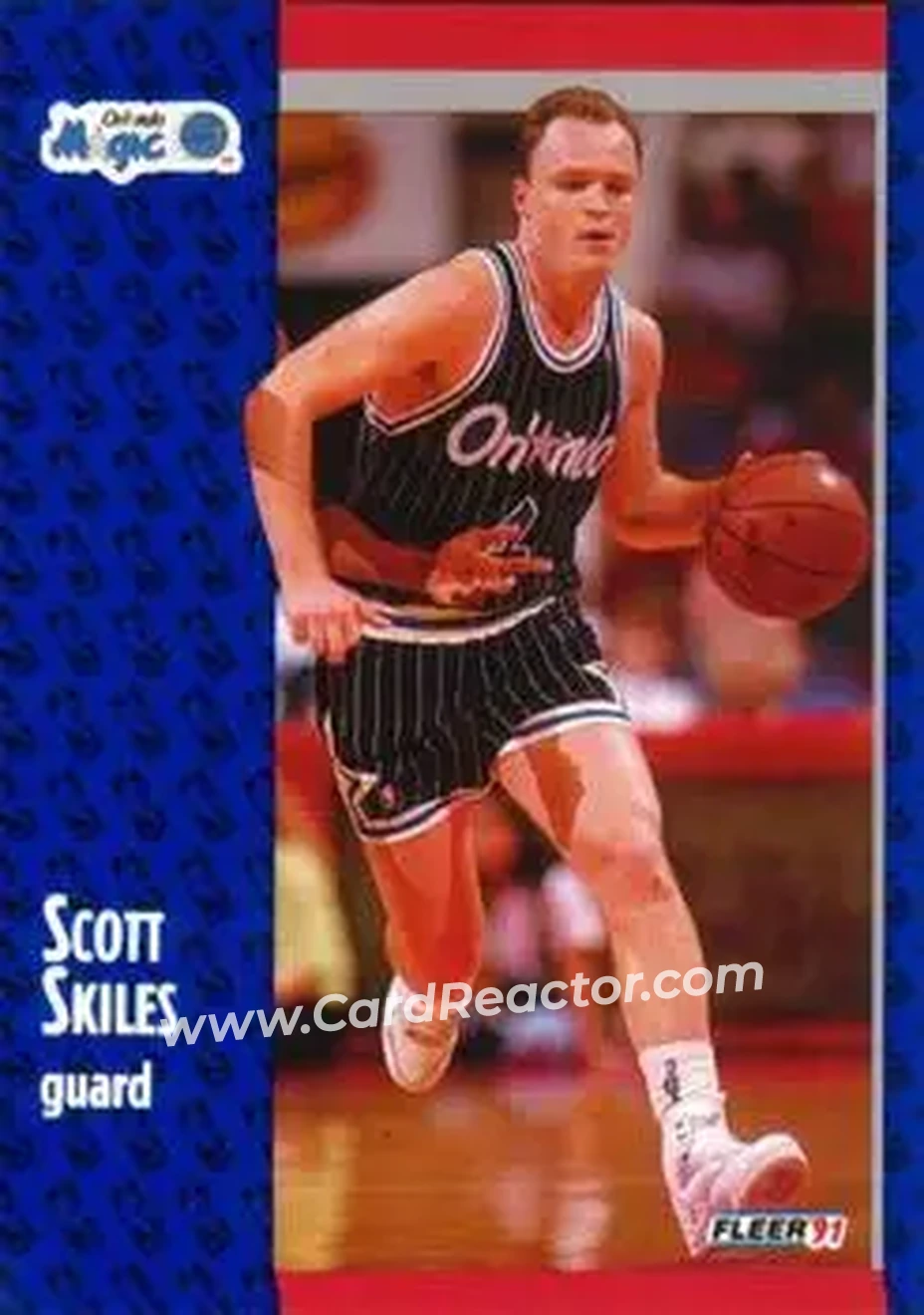 1991-92 Fleer #148 - Scott Skiles - Orlando Magic - Front