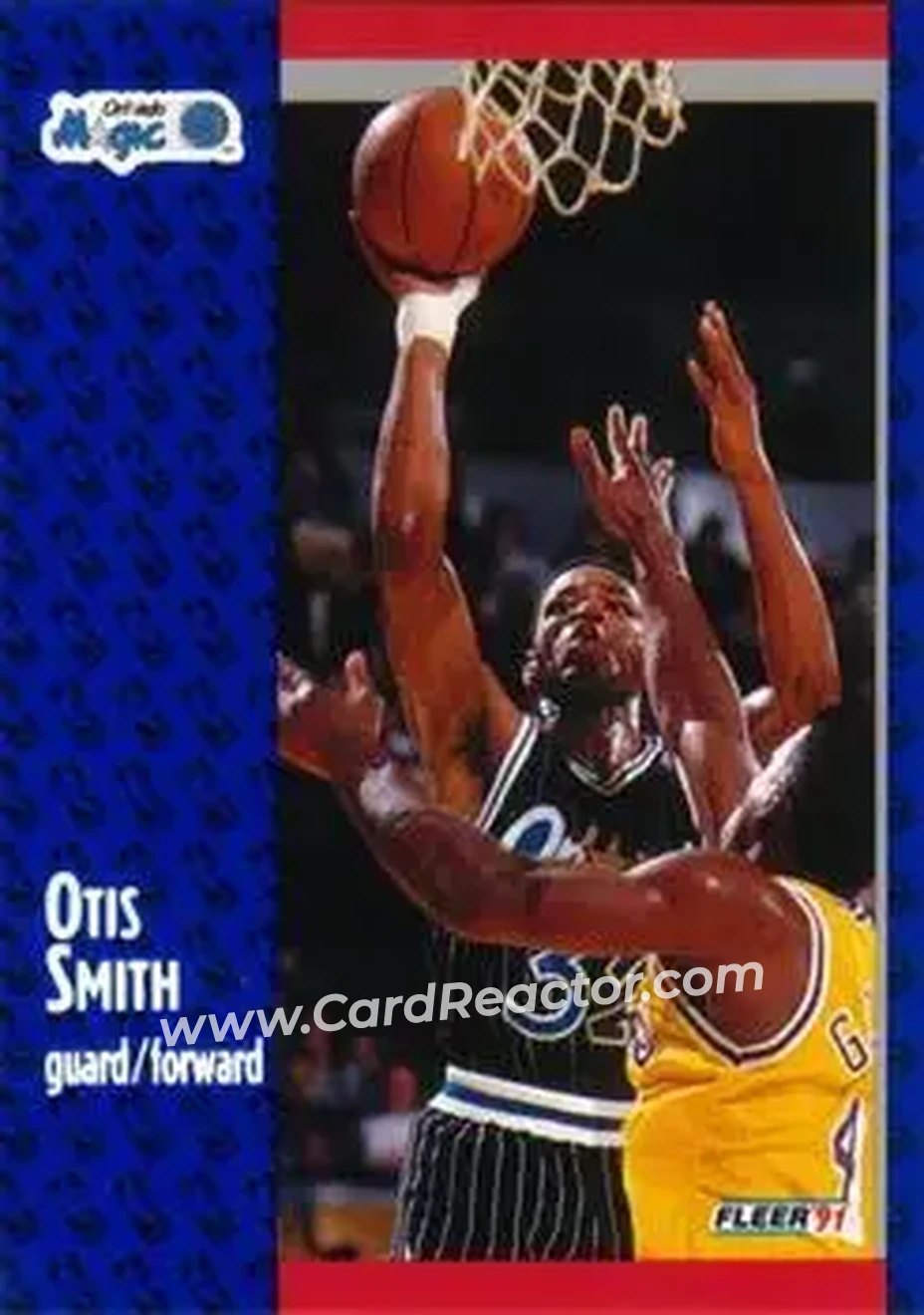 1991-92 Fleer #149 - Otis Smith - Orlando Magic - Front
