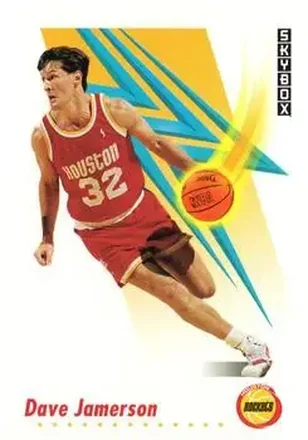 1991-92 SkyBox #102 - Dave Jamerson - Houston Rockets