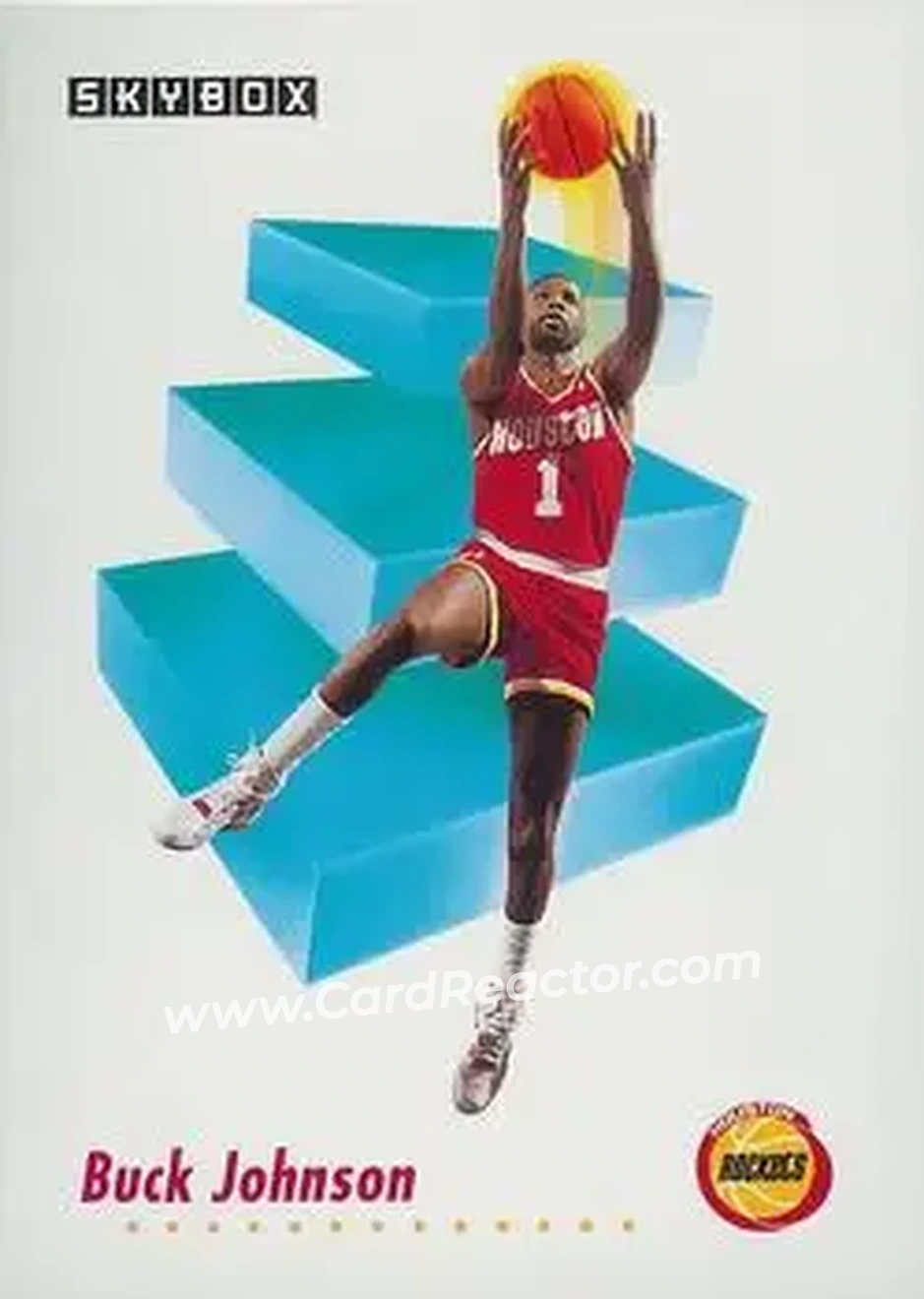 1991-92 SkyBox #103 - Buck Johnson - Houston Rockets - Front