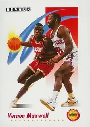1991-92 SkyBox #104 - Vernon Maxwell - Houston Rockets