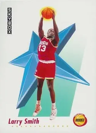1991-92 SkyBox #107 - Larry Smith - Houston Rockets
