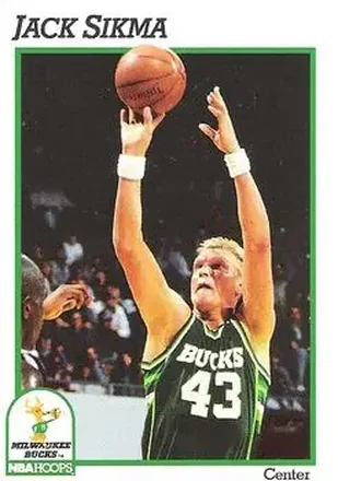 1991-92 Hoops #122 - Jack Sikma - Milwaukee Bucks