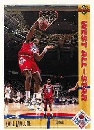 1991-92 Upper Deck #51 - Karl Malone - Utah Jazz