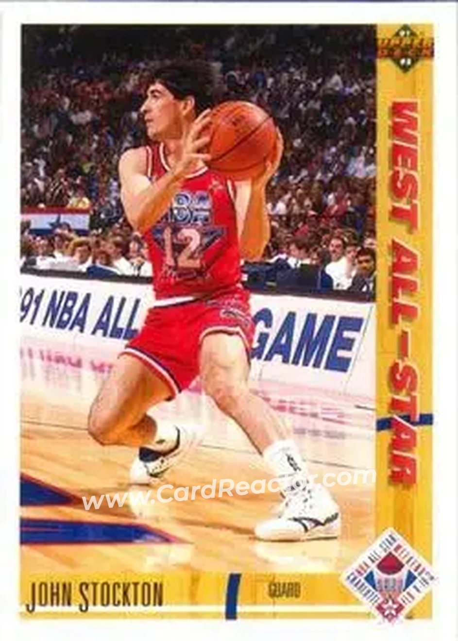 1991-92 Upper Deck #52 - John Stockton - Utah Jazz - Front