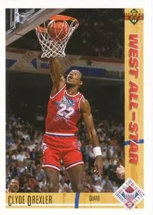 1991-92 Upper Deck #53 - Clyde Drexler - Portland Trail Blazers