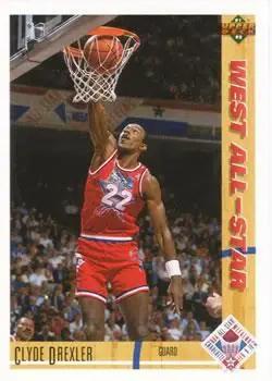 1991-92 Upper Deck #1991 - Clyde Drexler - Portland Trail Blazers
