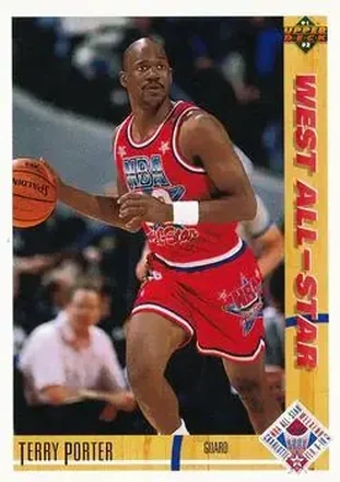 1991-92 Upper Deck #54 - Terry Porter - Portland Trail Blazers