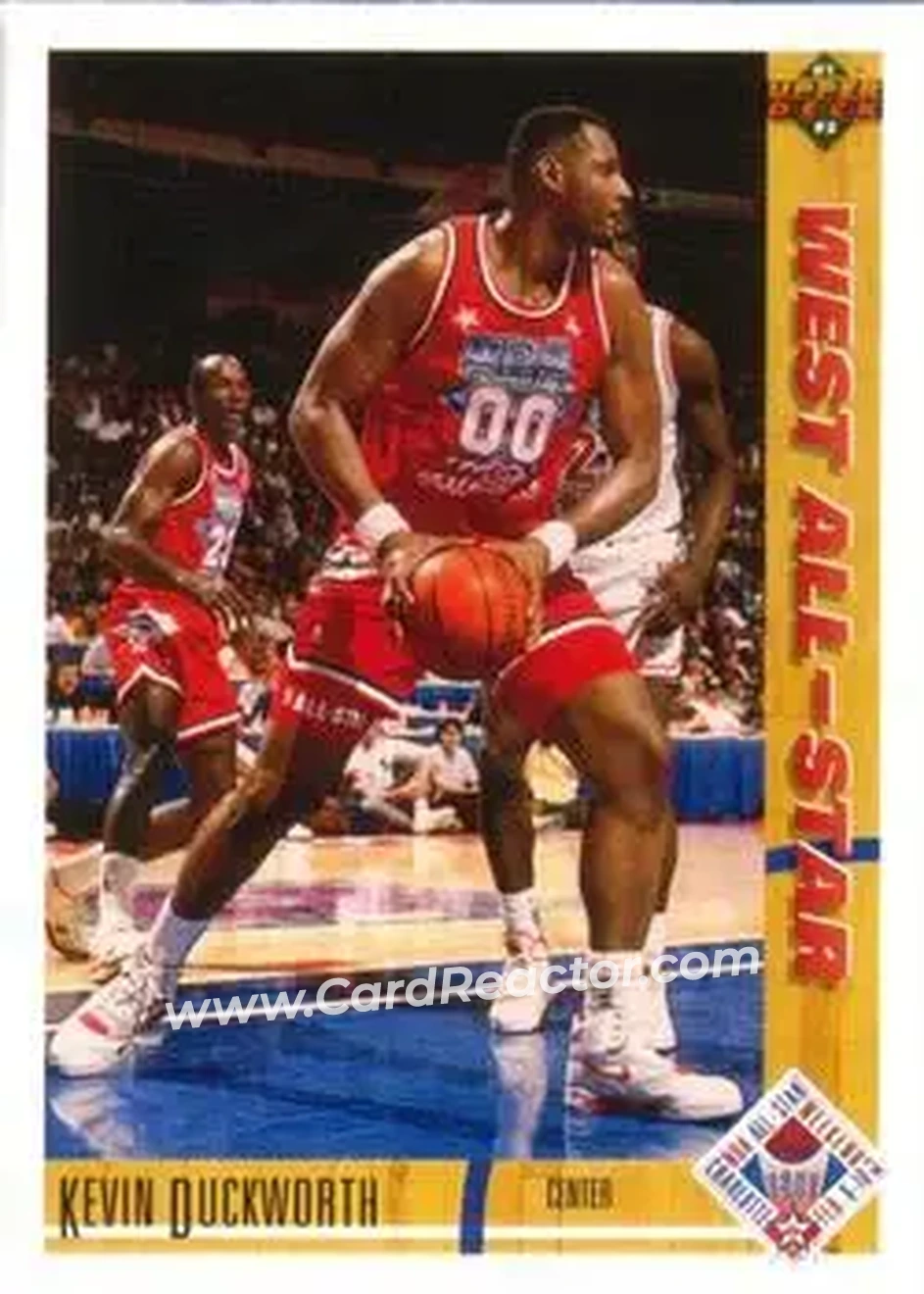 1991-92 Upper Deck #55 - Kevin Duckworth - Portland Trail Blazers - Front