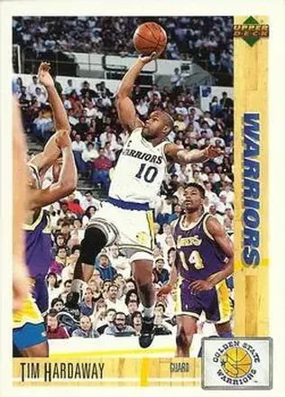 1991-92 Upper Deck Italian #52 - Tim Hardaway - Golden State Warriors