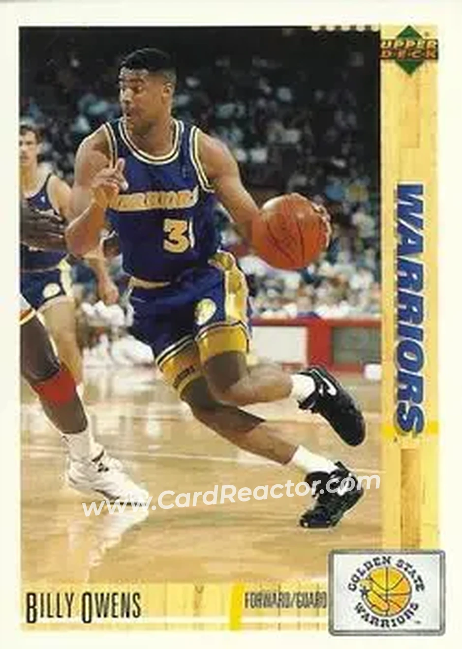 1991-92 Upper Deck Italian #54 - Billy Owens - Golden State Warriors - Front 1991-92 Upper Deck Italian #54 - Billy Owens - Golden State Warriors - Front