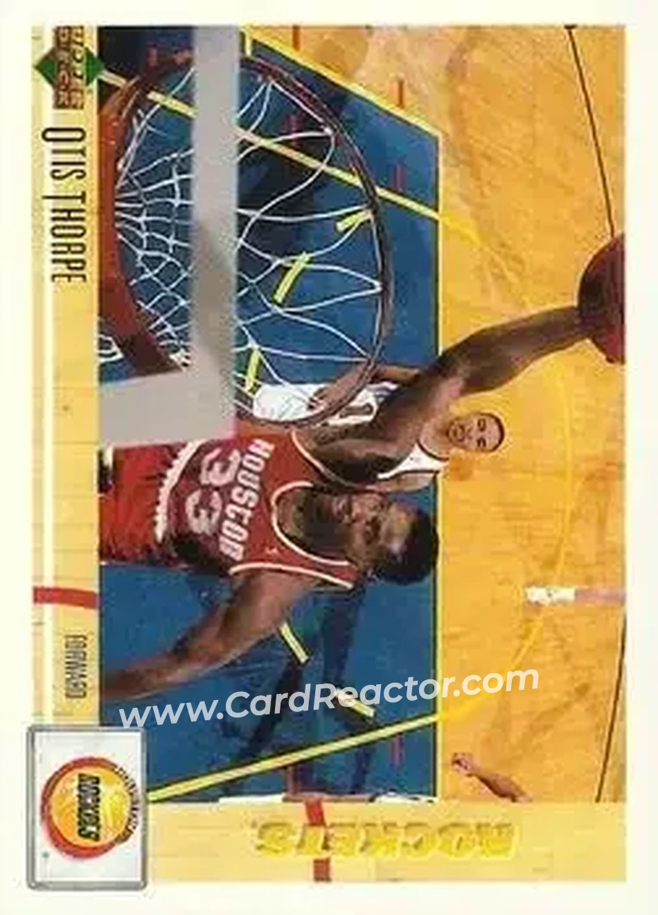 1991-92 Upper Deck Italian #56 - Otis Thorpe - Houston Rockets - Front 1991-92 Upper Deck Italian #56 - Otis Thorpe - Houston Rockets - Front