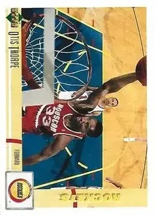1991-92 Upper Deck Italian #56 - Otis Thorpe - Houston Rockets 1991-92 Upper Deck Italian #56 - Otis Thorpe - Houston Rockets