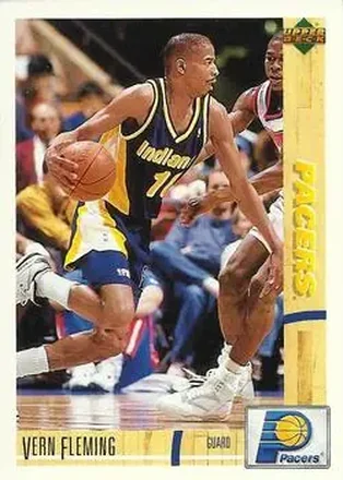 1991-92 Upper Deck Italian #58 - Vern Fleming - Indiana Pacers