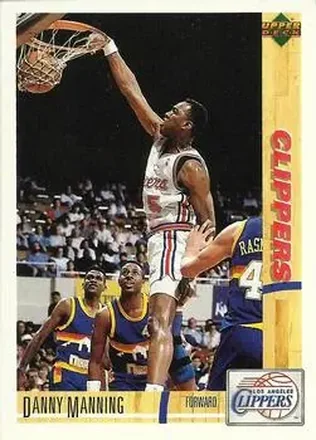 1991-92 Upper Deck Italian #61 - Danny Manning - Los Angeles Clippers 1991-92 Upper Deck Italian #61 - Danny Manning - Los Angeles Clippers