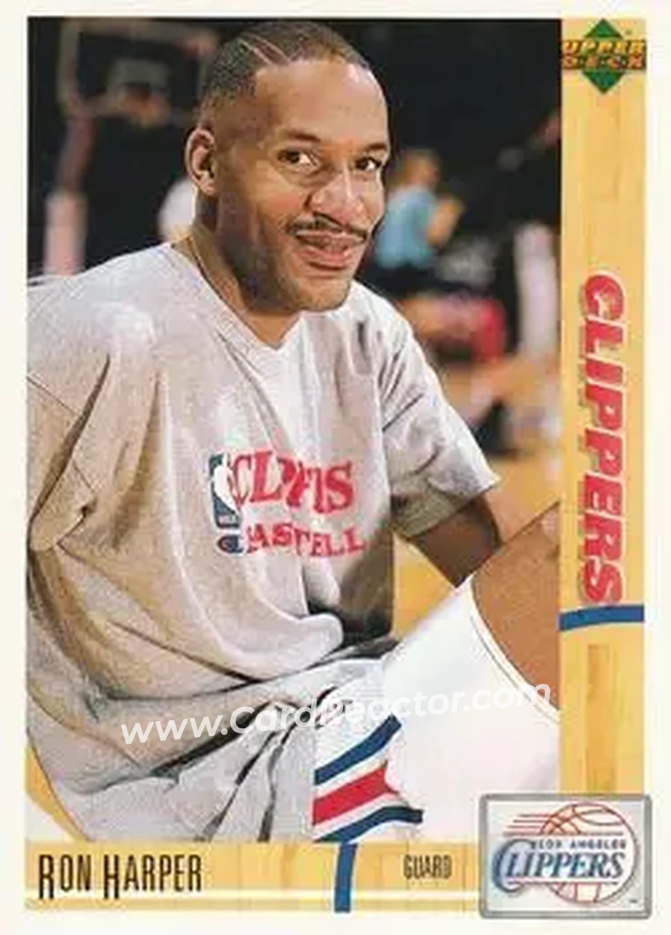 1991-92 Upper Deck Italian #62 - Ron Harper - Los Angeles Clippers - Front
