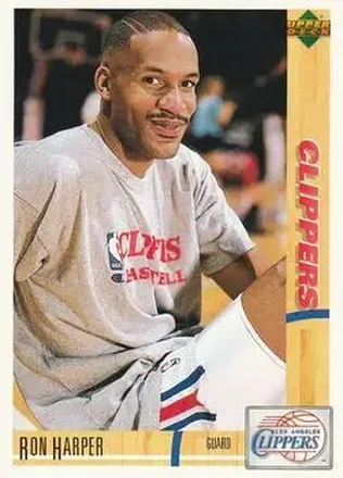 1991-92 Upper Deck Italian #62 - Ron Harper - Los Angeles Clippers