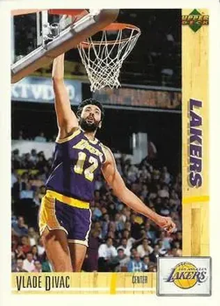 1991-92 Upper Deck Italian #64 - Vlade Divac - Los Angeles Lakers