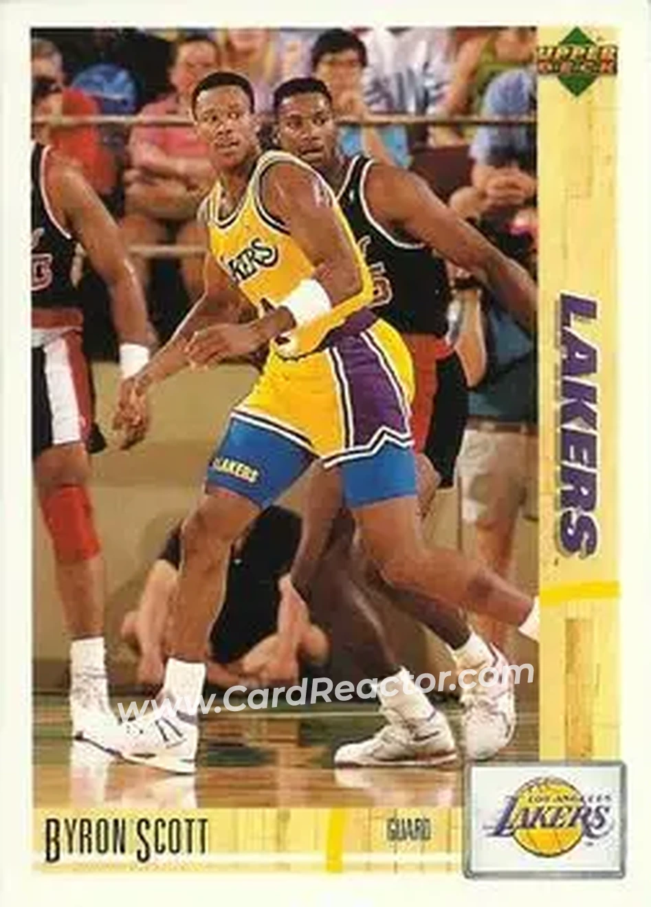 1991-92 Upper Deck Italian #65 - Byron Scott - Los Angeles Lakers - Front