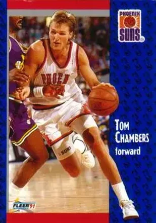 1991-92 Fleer #158 - Tom Chambers - Phoenix Suns
