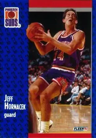 1991-92 Fleer #160 - Jeff Hornacek - Phoenix Suns