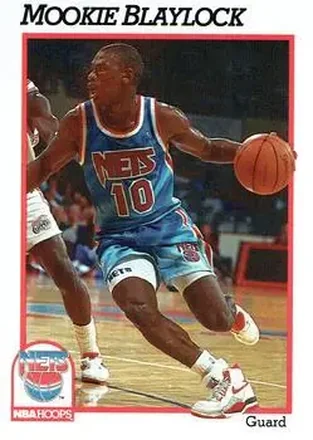 1991-92 Hoops #131 - Mookie Blaylock - New Jersey Nets
