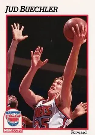 1991-92 Hoops #133 - Jud Buechler - New Jersey Nets 1991-92 Hoops #133 - Jud Buechler - New Jersey Nets