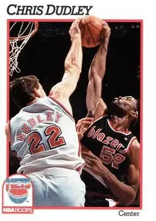 1991-92 Hoops #135 - Chris Dudley - New Jersey Nets