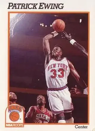 1991-92 Hoops #140 - Patrick Ewing - New York Knicks